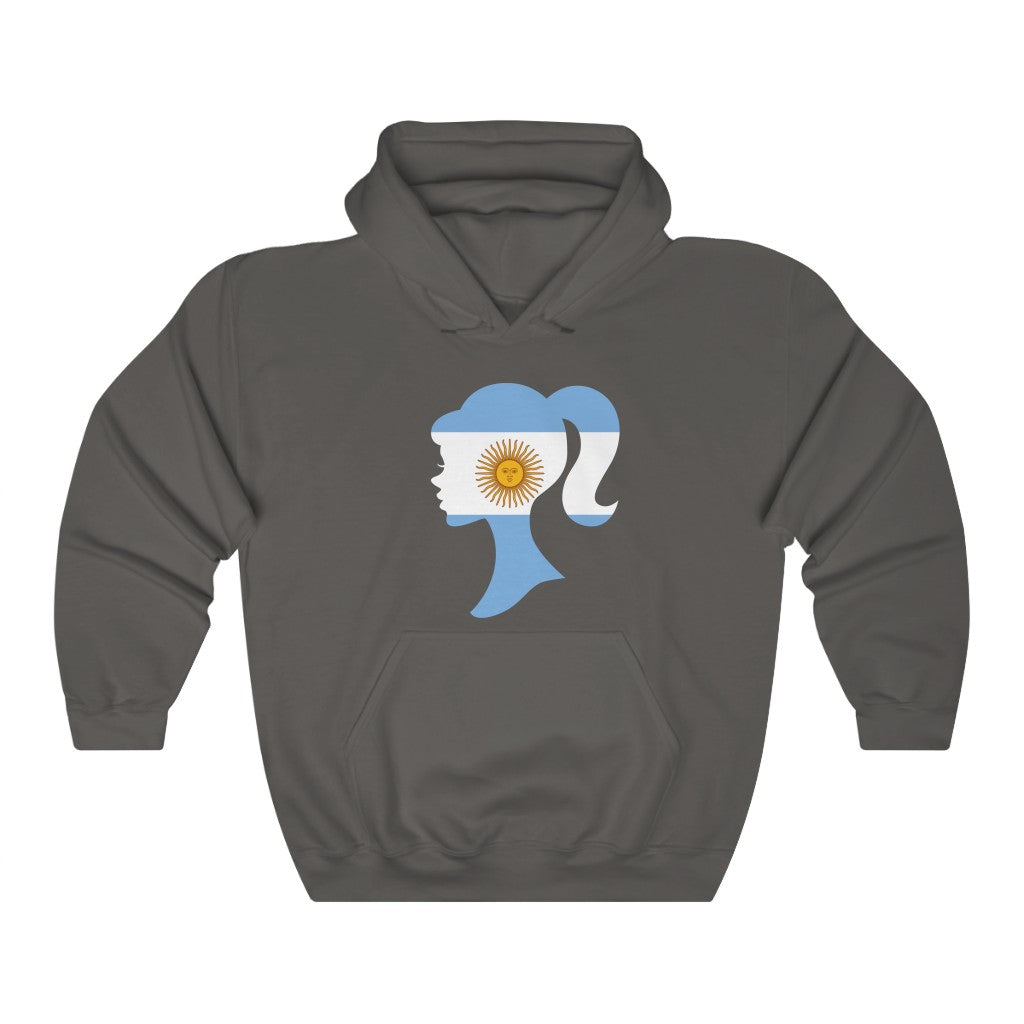 Argentina Girl Flag Hoodie Sweatshirt - Unisex