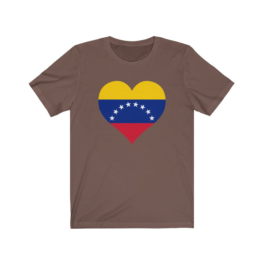 Venezuela Heart Flag Premium Tee - Unisex