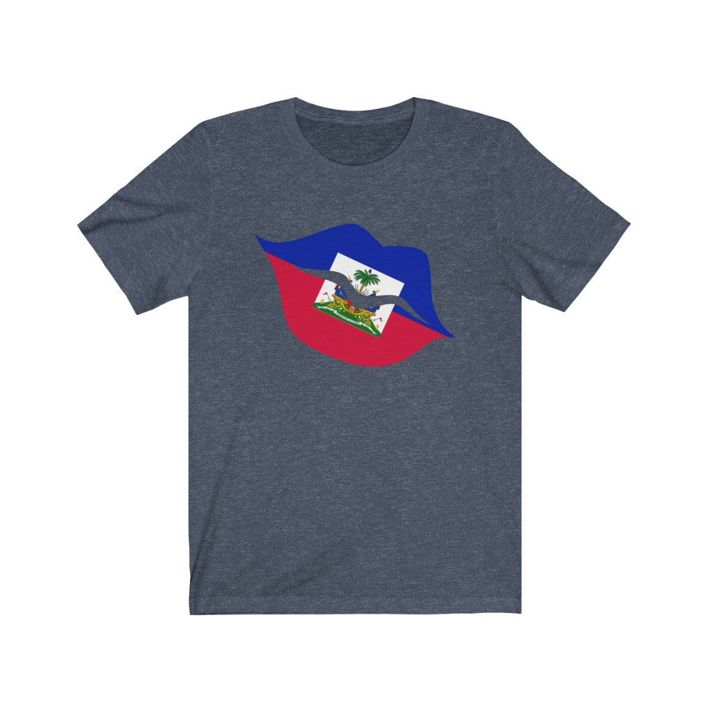 Haiti Lips Flag Premium Tee - Unisex
