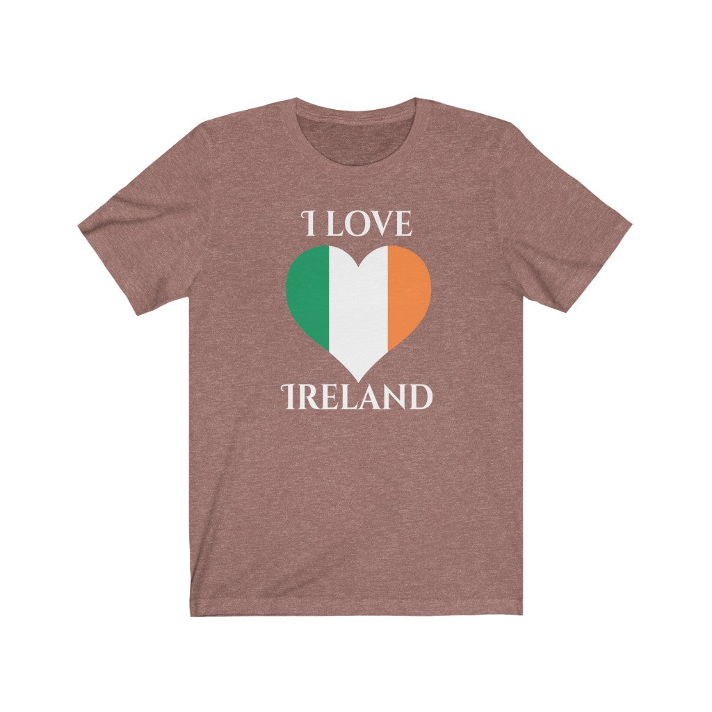 Ireland Heart Flag Premium Tee 2 - Unisex