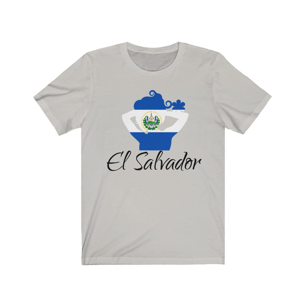 El Salvador Lady Flag Premium Tee 1 - Unisex