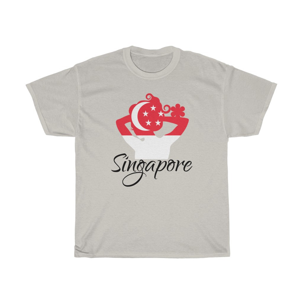 Singapore Lady  Flag Standard Tee 1 - Unisex