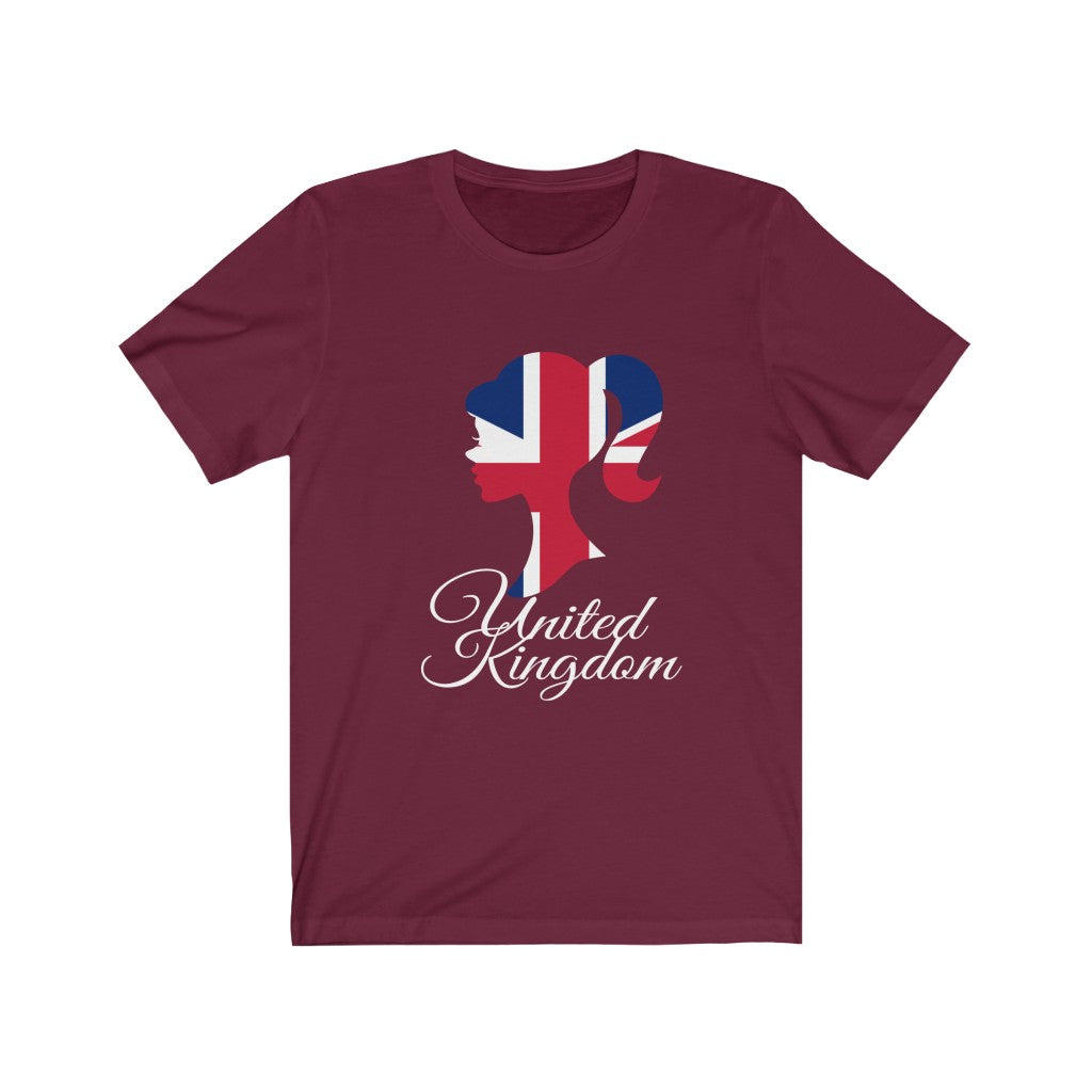 United Kingdom Girl Flag Premium Tee 2 - Unisex