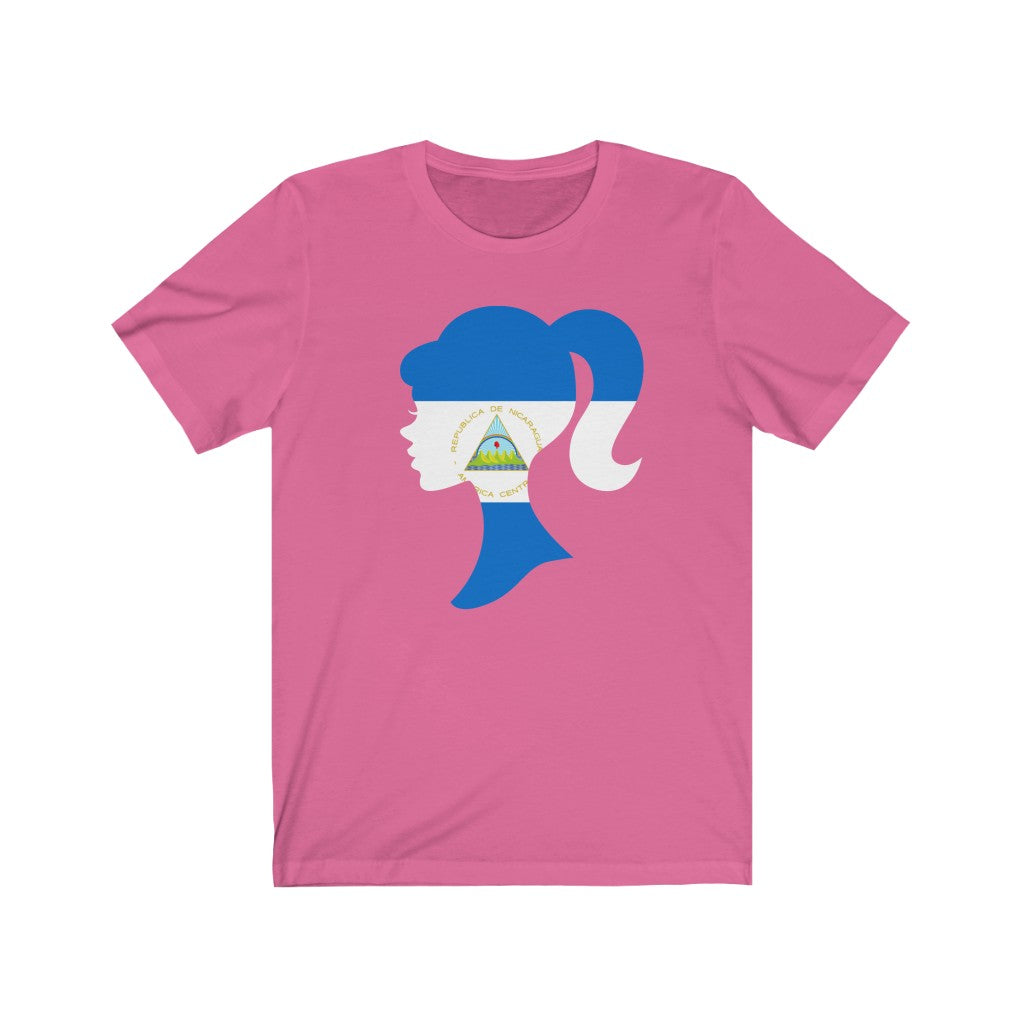 Nicaragua Girl Flag Premium Tee - Unisex