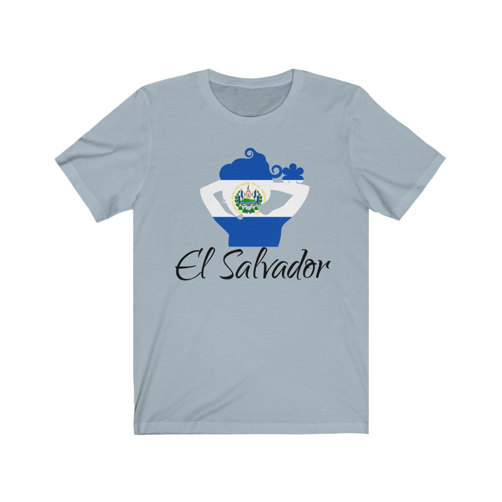 El Salvador Lady Flag Premium Tee 1 - Unisex
