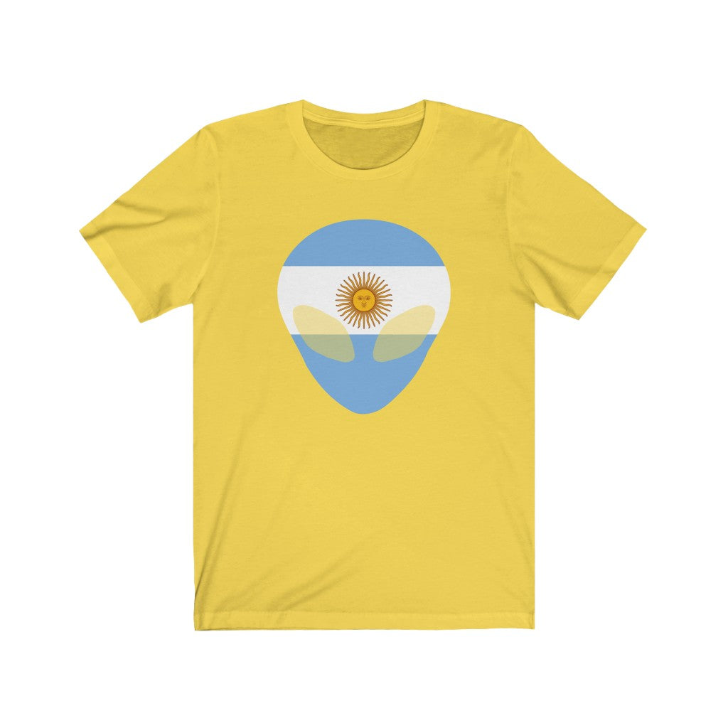 Argentina Alien Flag Premium Tee - Unisex