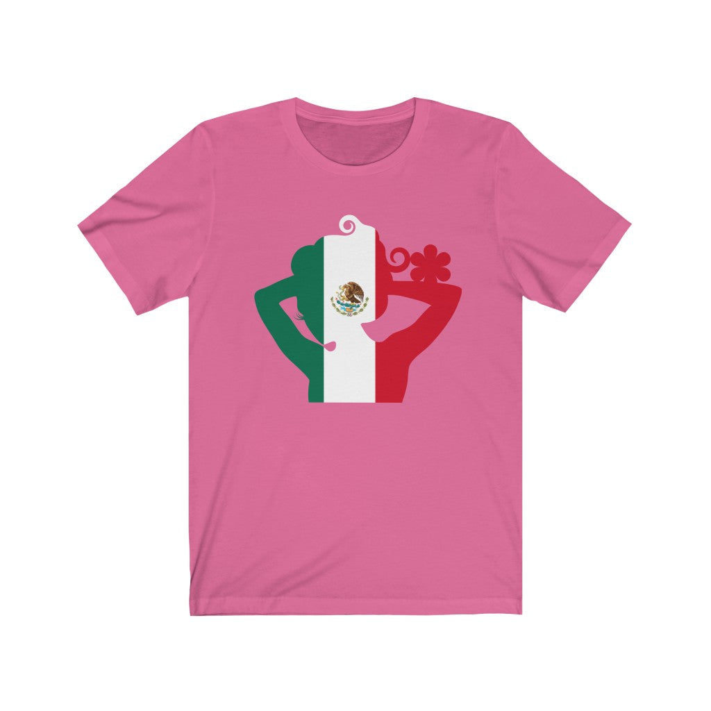 Mexico Lady Flag Premium Tee - Unisex