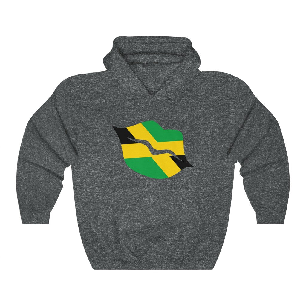 Jamaica Lips Flag Hoodie Sweatshirt - Unisex