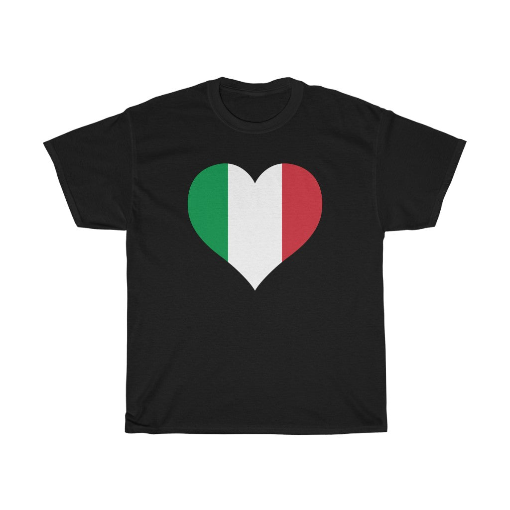 Italy Heart Flag Standard Tee - Unisex