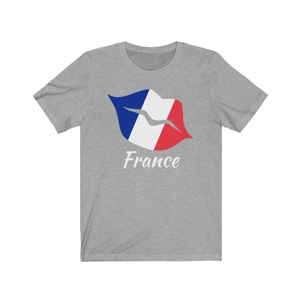 France Lips Flag Premium Tee 2 - Unisex