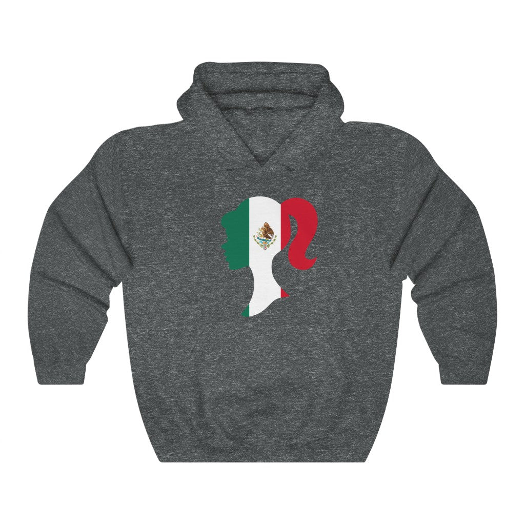 Mexico Girl Flag Hoodie Sweatshirt - Unisex