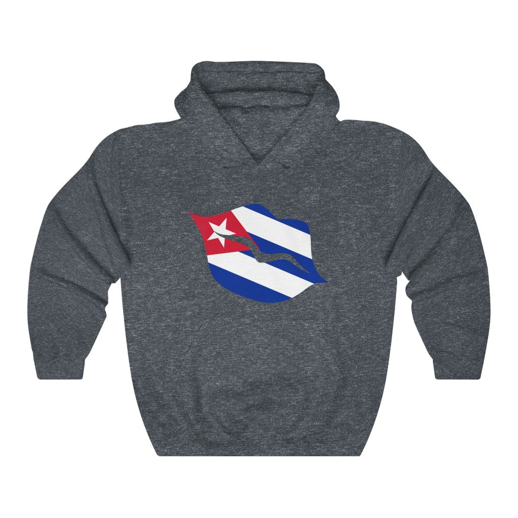 Cuba Lips Flag Hoodie Sweatshirt - Unisex