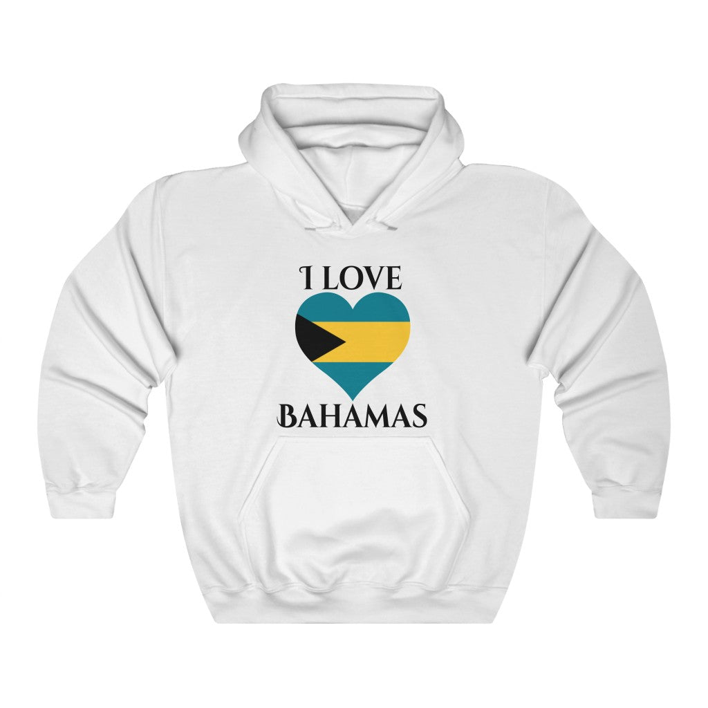 Bahamas Heart Hoodie Sweatshirt 1 - Unisex