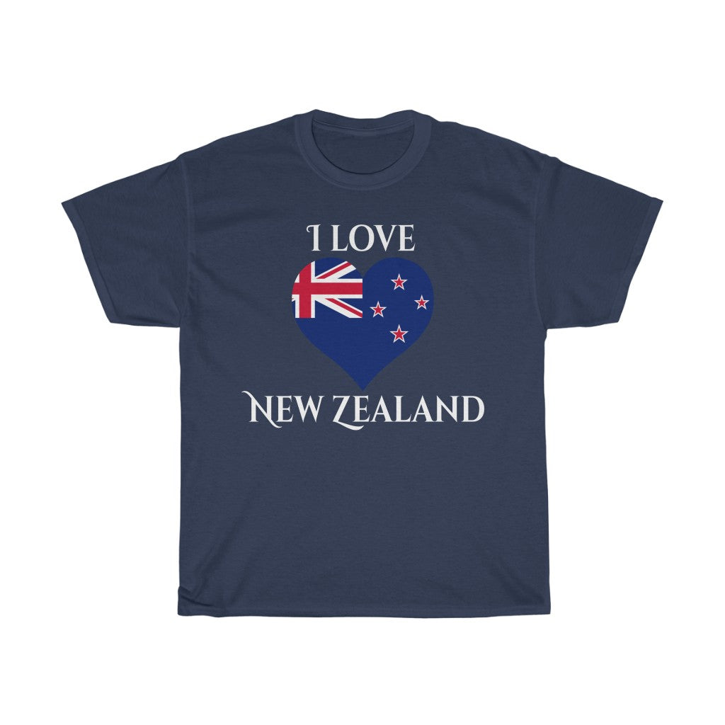 New Zealand Heart Flag Standard Tee 2 - Unisex