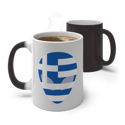Greece Alien Color Changing Mug