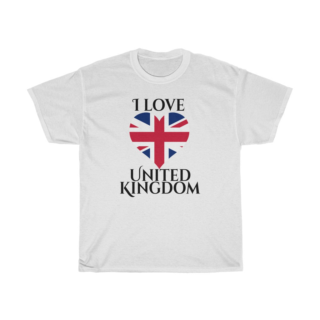 United Kingdom Heart Flag Standard Tee 1 - Unisex