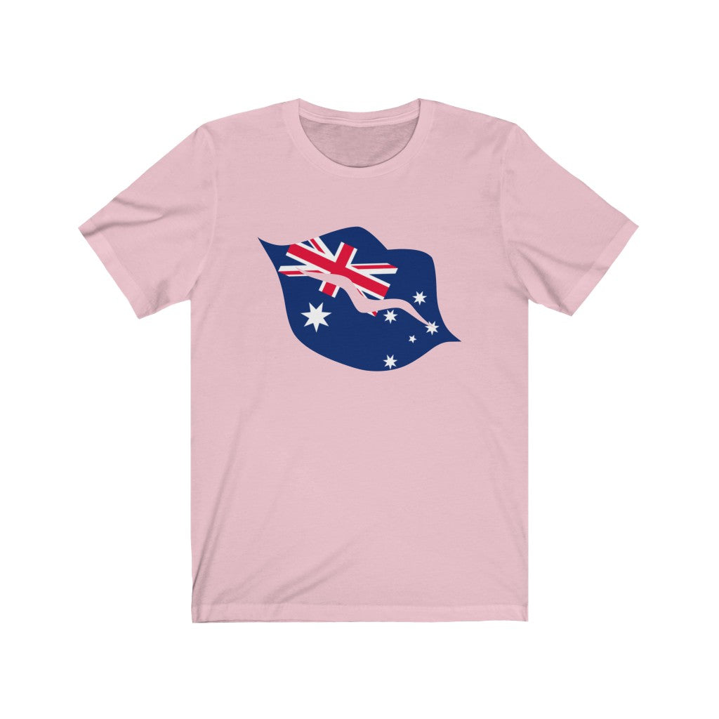 Australia Lips Flag Premium Tee - Unisex