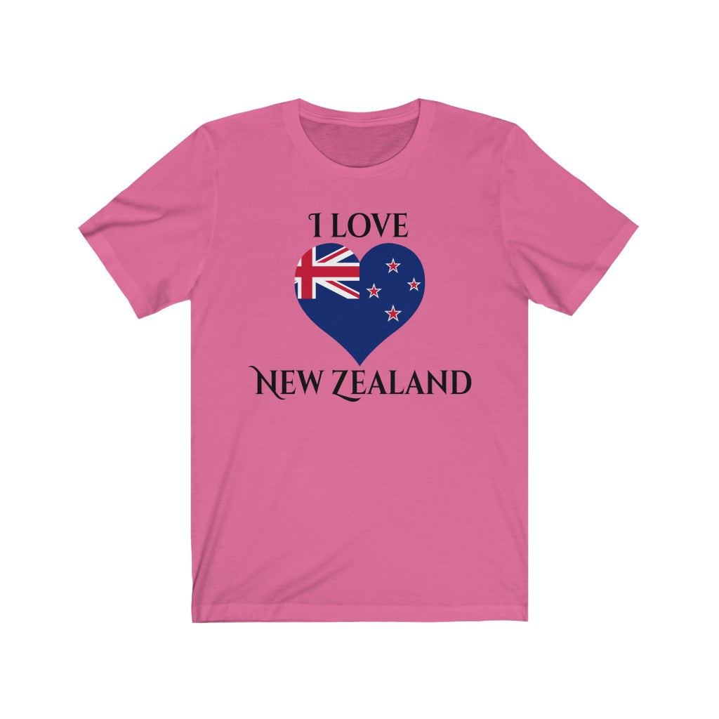 New Zealand Heart Flag Premium Tee 1 - Unisex
