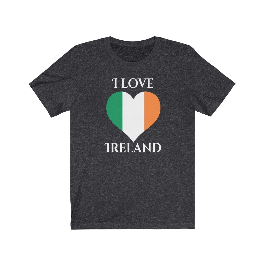 Ireland Heart Flag Premium Tee 2 - Unisex