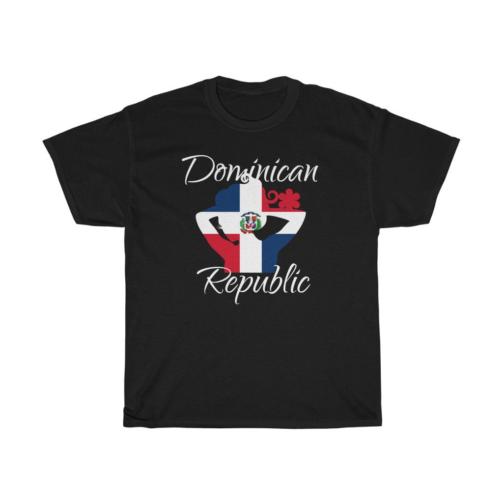 Dominican Republic Lady Flag Standard Tee 2 - Unisex