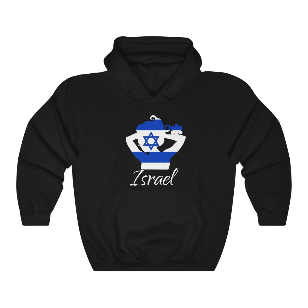 Israel Lady Flag Hoodie Sweatshirt 2 - Unisex