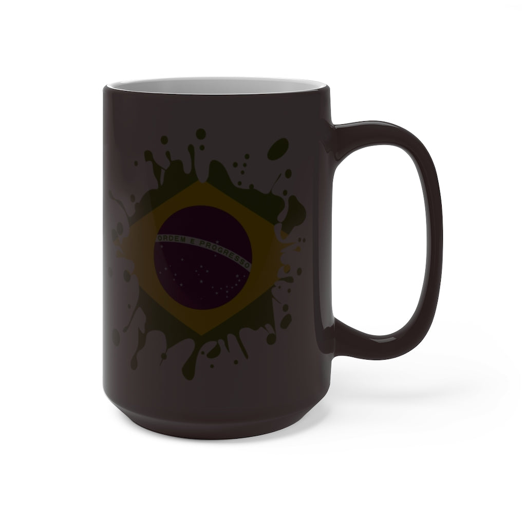 Brazil Splat Color Changing Mug