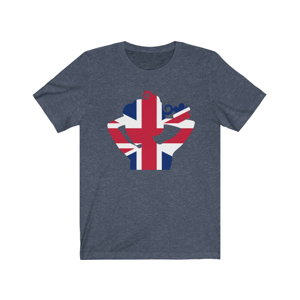 United Kingdom Lady Flag Premium Tee - Unisex