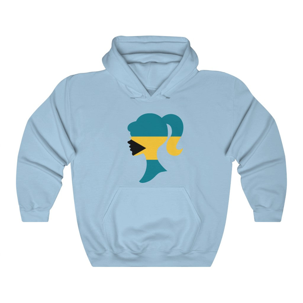 Bahamas Girl Flag Hoodie Sweatshirt - Unisex