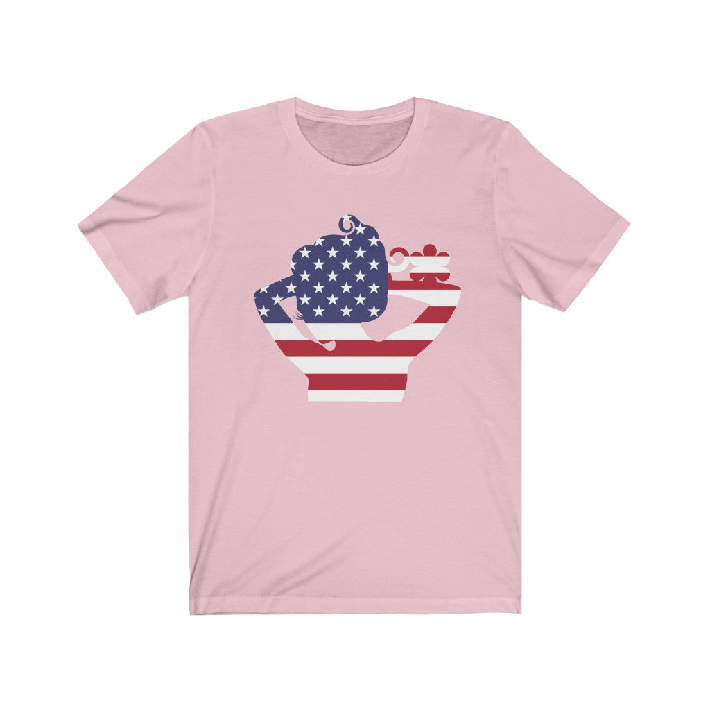 United States of America Lady Flag Premium Tee - Unisex