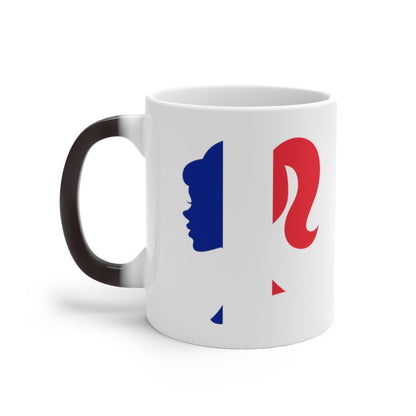 France Girl Color Changing Mug