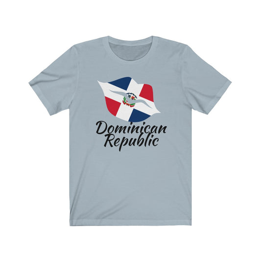 Dominican Republic Lips Flag Premium Tee 1 - Unisex