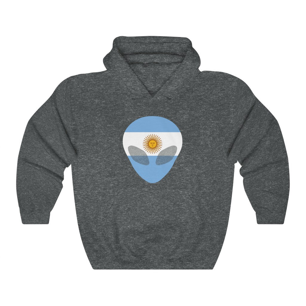Argentina Alien Flag Hoodie Sweatshirt - Unisex