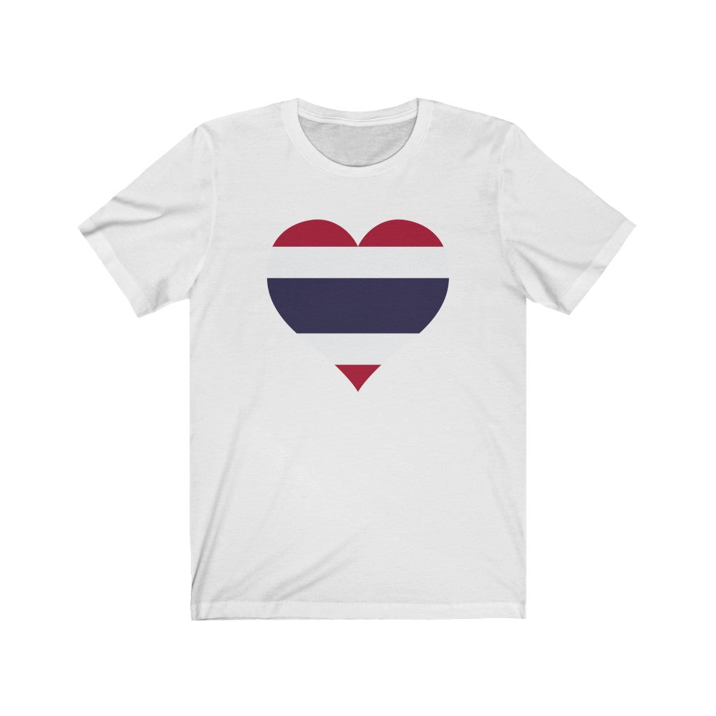 Thailand Heart Flag Premium Tee - Unisex