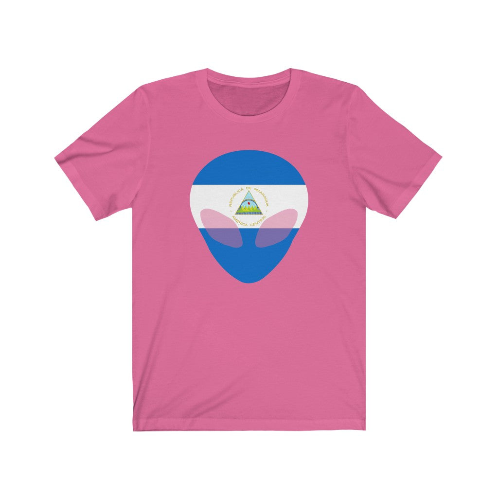 Nicaragua Alien Flag Premium Tee - Unisex