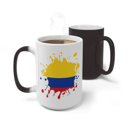 Colombia Splat Color Changing Mug