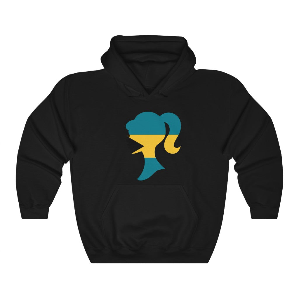 Bahamas Girl Flag Hoodie Sweatshirt - Unisex