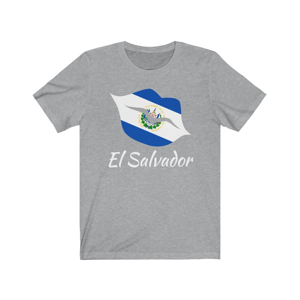 El Salvador Lips Flag Premium Tee 2 - Unisex