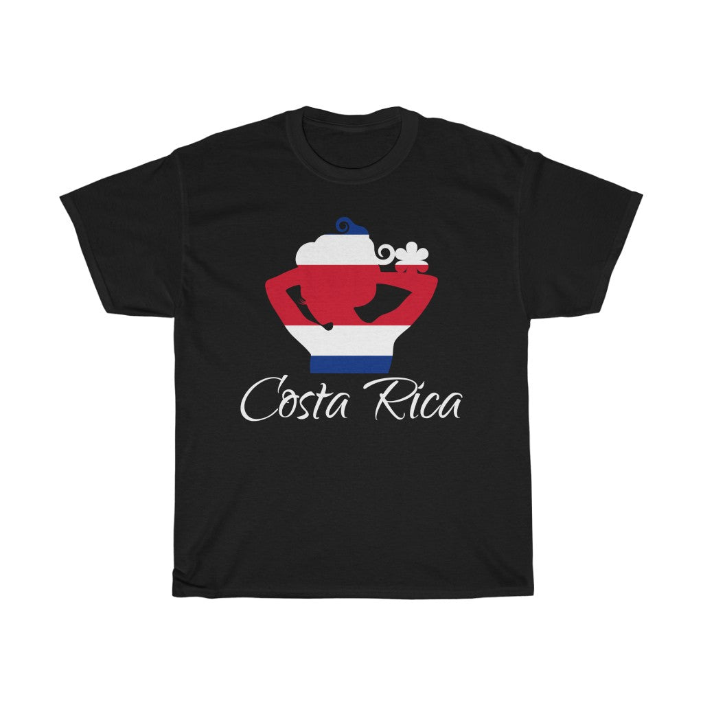 Costa Rica Lady Flag Standard Tee 2 - Unisex