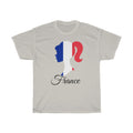France Girl Flag Standard Tee 1 - Unisex
