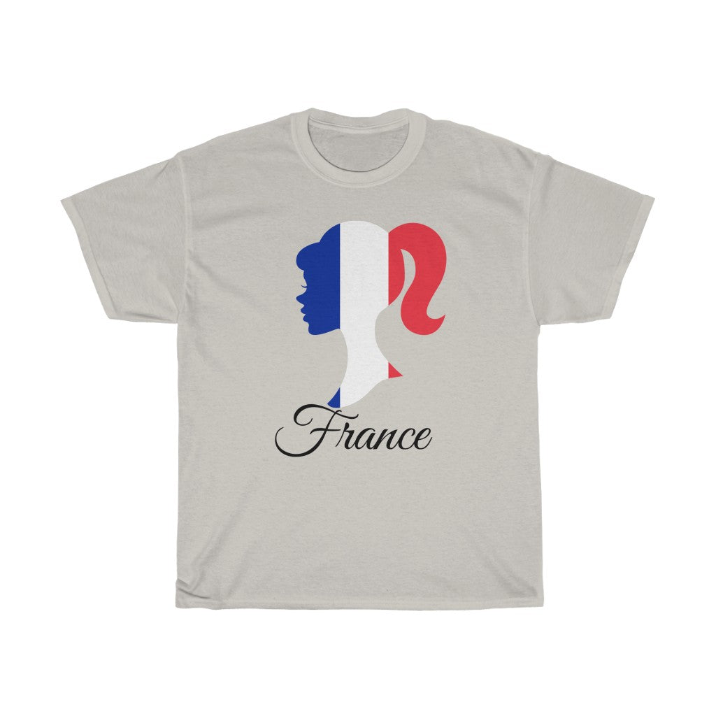 France Girl Flag Standard Tee 1 - Unisex