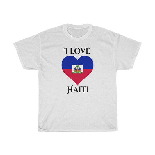 Haiti Heart Flag Standard Tee 1 - Unisex