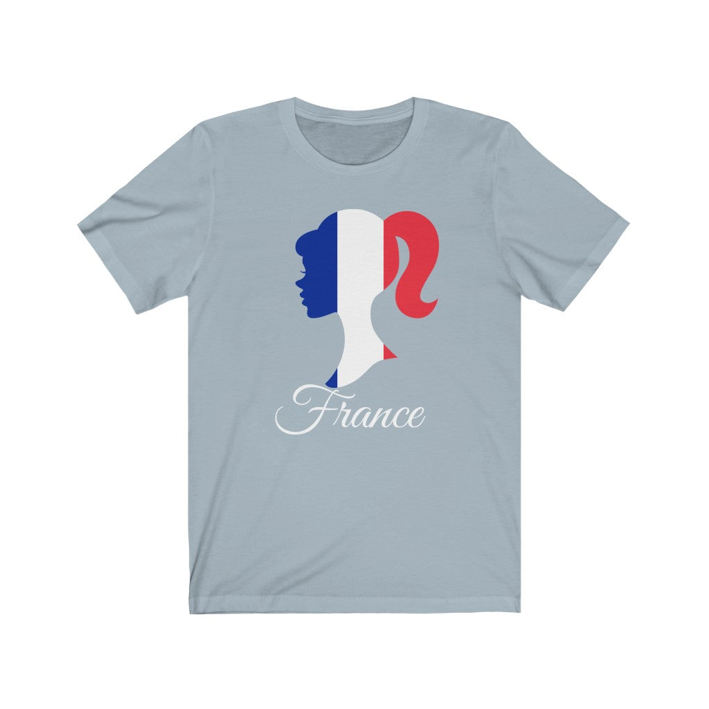 France Girl Flag Premium Tee 2 - Unisex