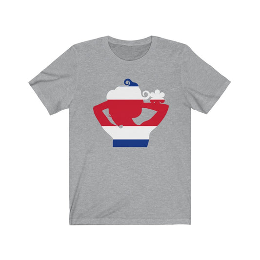 Costa Rica Lady Flag Premium Tee - Unisex