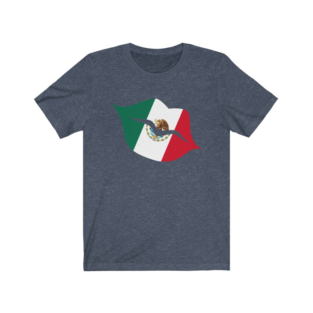 Mexico Lips Flag Premium Tee - Unisex