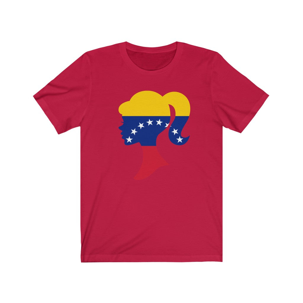 Venezuela Girl Flag Premium Tee - Unisex