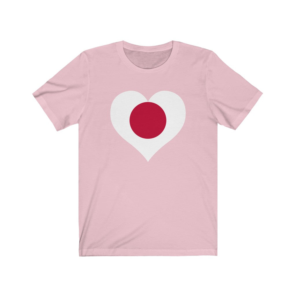 Japan Heart Flag Premium Tee - Unisex