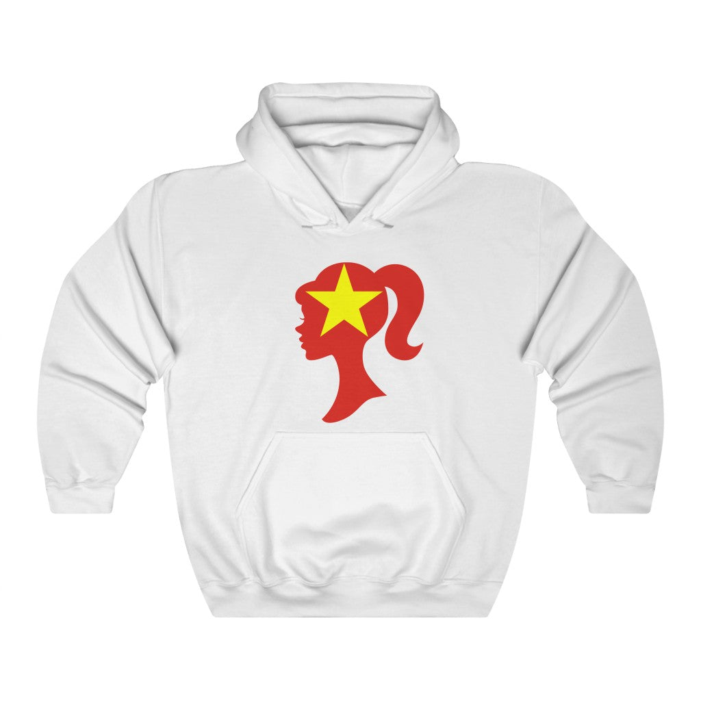 Vietnam Girl Flag Hoodie Sweatshirt - Unisex