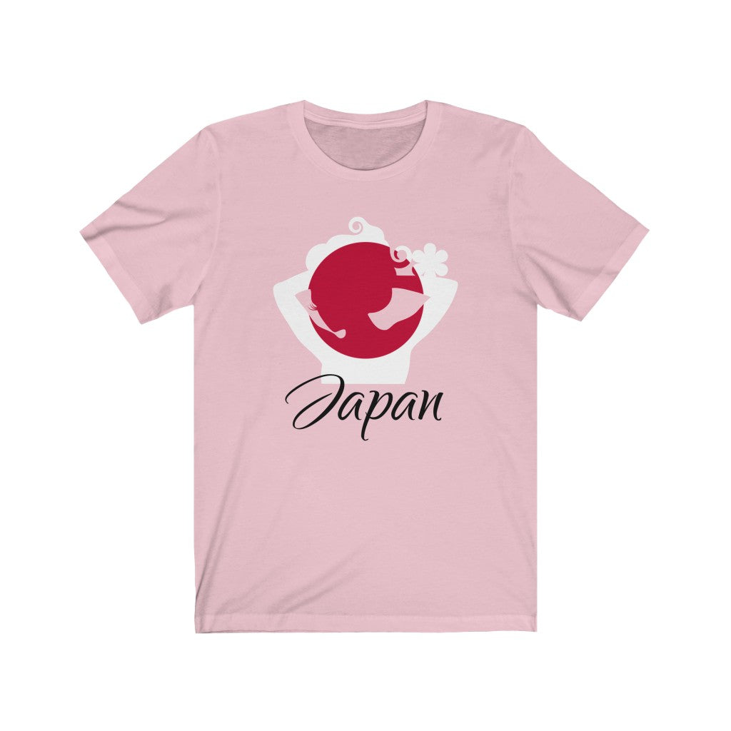 Japan Lady Flag Premium Tee 1 - Unisex