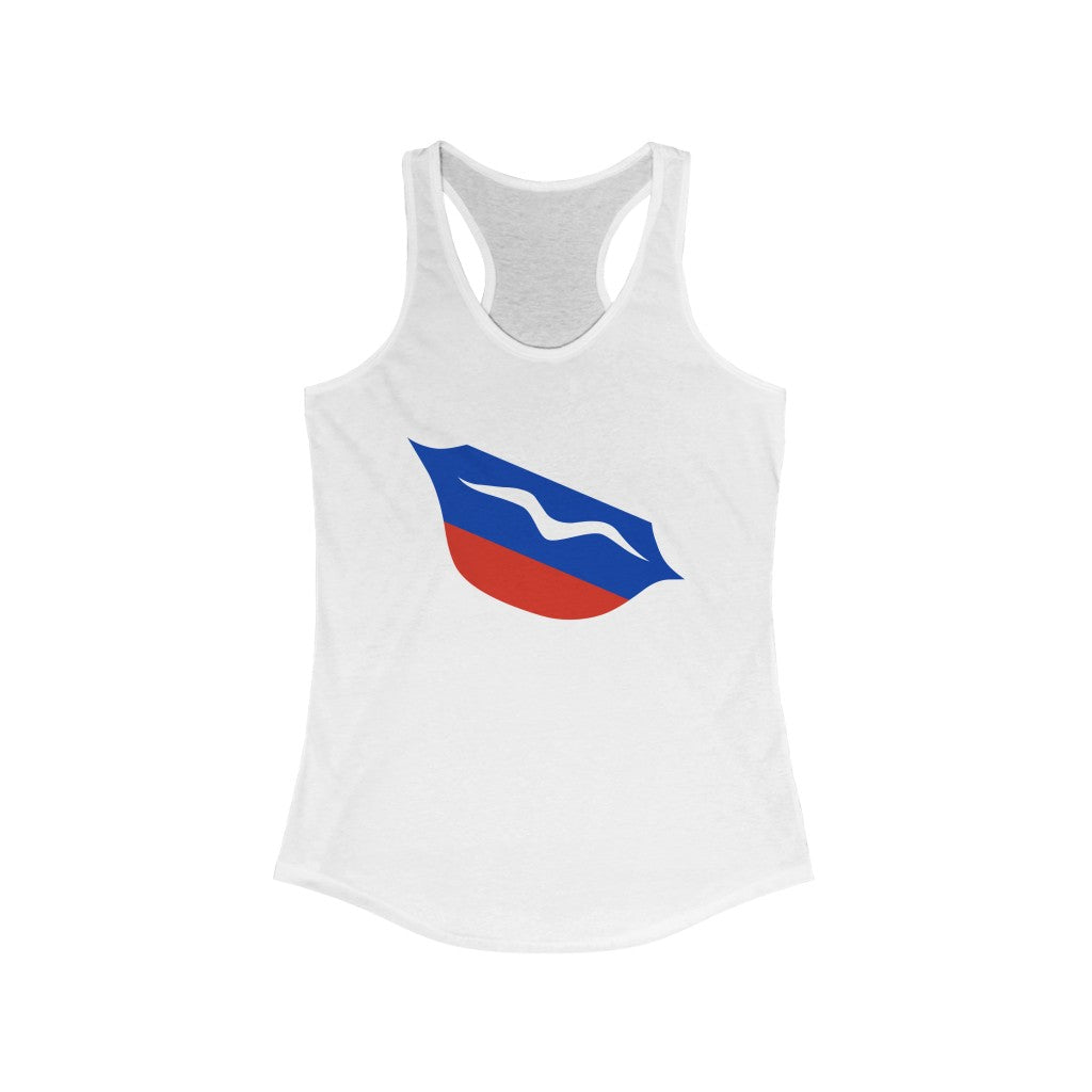 Russia Lips Flag Tank - Women