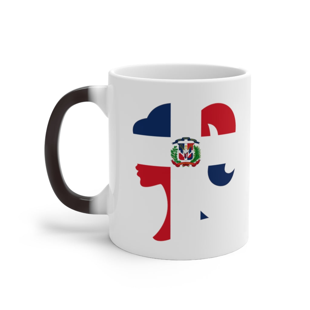 Dominican Republic Girl Color Changing Mug